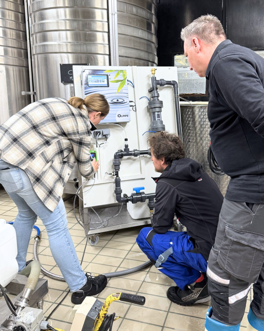 Technologie Olimpe de désinfection sans intrants pour les chais viticoles